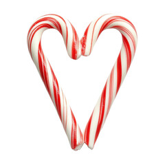 Fototapeta premium Heart-Shaped Candy Canes for Sweet Celebrations