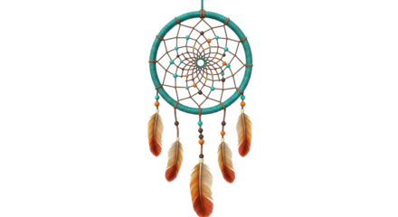 Isolated Detailed Dreamcatcher
