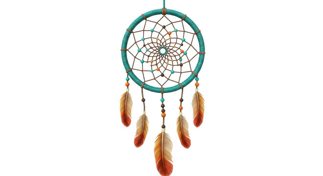 Isolated Detailed Dreamcatcher
