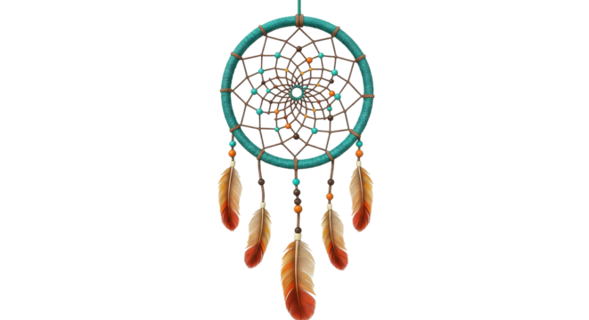 Isolated Detailed Dreamcatcher
