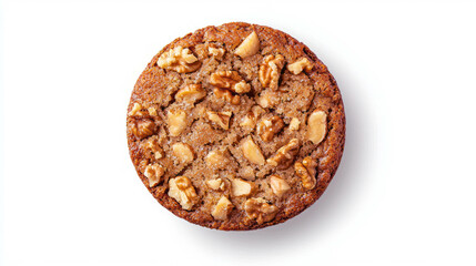 Delicious brown sugar and banana bread topped with crunchy walnuts for baking inspiration