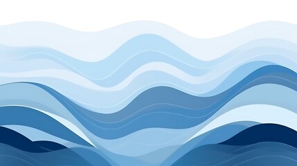 Obraz premium Abstract Blue Wave Abstract Background Design