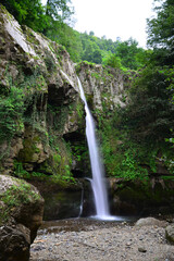 A view from Ohtamis Waterfall in Ulubey, Ordu, Turkey