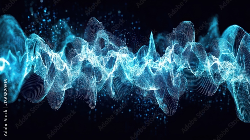 Poster Visualized EEG brainwaves in graphical form. 