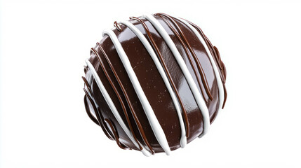 Luxurious chocolate candy delight with rich cocoa accents for gourmet indulgence
