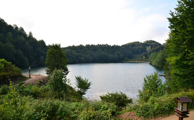 Ulugol Nature Park in Golkoy, Ordu, Turkey.