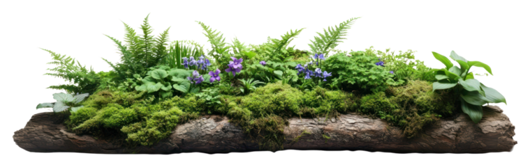 PNG Woodland Garden flowers garden ferns.