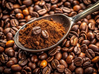 Fototapeta premium Ingredients for making coffee generative ai