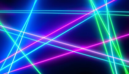 Dynamic laser light show urban nightscape abstract art vibrant colors low angle view creative design inspiration