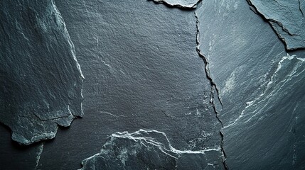 Dark Grey Slate Texture Background, Minimal and Clean Design, Perfect for Modern Aesthetics
