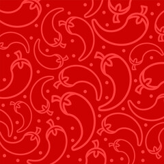 Tło w papryczki chili. © EmBer_graphic