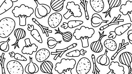 Warzywne tło.  © EmBer_graphic