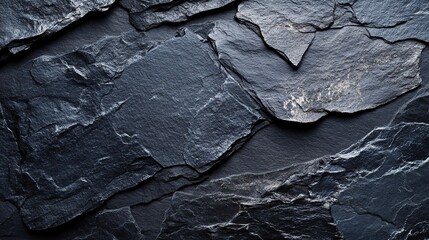 Dark Grey Slate Texture Background, Minimal and Clean Design, Perfect for Modern Aesthetics
