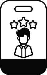 A man with three stars on his head