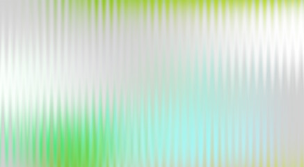 Vector Blurred holographic gradient background. Ribbed glass texture.