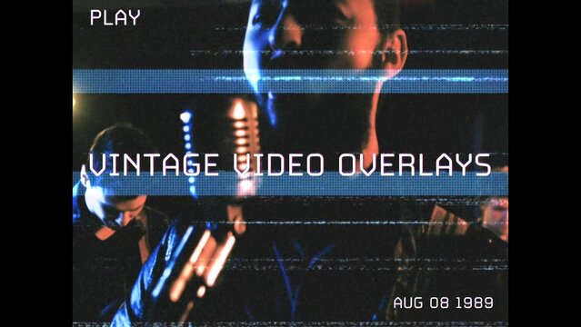 Vintage Video Overlays