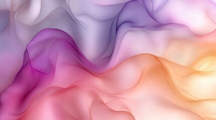 Obraz premium Soft Fluid Abstract Waves in Graceful Shades of Purple and Pink