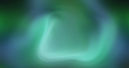 Abstract Teal Green Blurred Background Soft Light Glowing Gradient Texture Digital Art Smooth Subtle Sheen