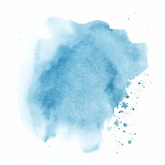 Watercolor Turquoise Splash
