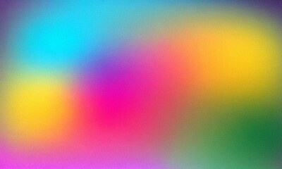 Abstract color gradient with a modern blurred background and film grain texture. Trendy overlay with elegant minimal design, featuring grainy scratches for a stylish and contemporary effect.

