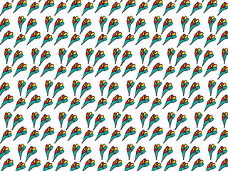 Obraz premium Print pattern, seamless, confetti, vector, color, 