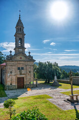 Obraz premium Ames is a Spanish municipality in the province of A Coruña, in the autonomous community of Galicia. It borders Santiago de Compostela.