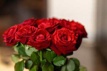 bouquet of red roses