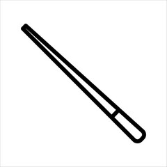cue stick icon vector illustration template design