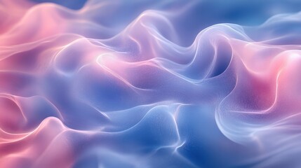 Obraz premium Ethereal Colorful Waves of Soft Textures in Gentle Motion