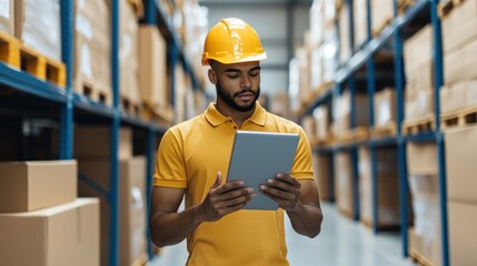 Efficiency of air purifiers monitored by warehouse employees in industrial supply chain environment