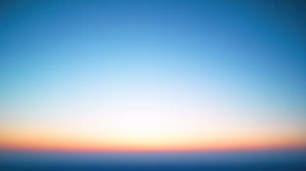 Fototapeta premium Sunrise Sky Gradient Color