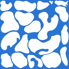abstraction blue background with white spots