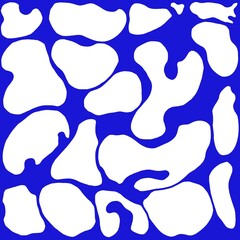 abstraction grand blue background with white spots
