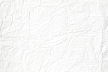 crumpled White paper material texture background