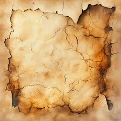 Ancient scroll unveiling historical secrets archaeological site digital artwork textured background aged perspective ancient knowledge