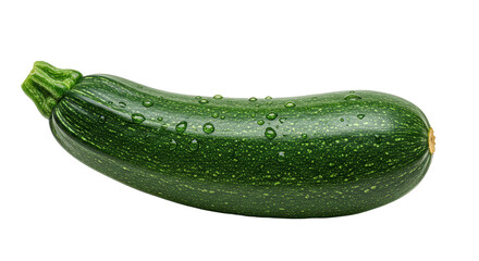 Isolated Green Zucchini