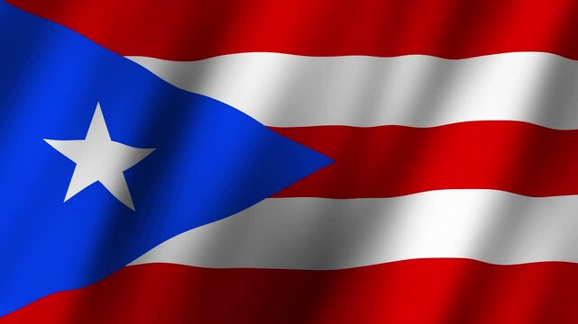 Celebrating culture with the vibrant colors of the Puerto Rican flag at a local event