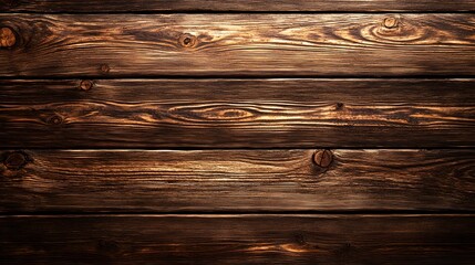 Naklejka premium Dark Brown Wooden Planks Background Texture