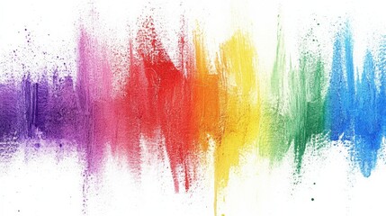 Abstract Colorful Brushstrokes