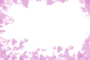 Pink fog or smoke on transparent background.