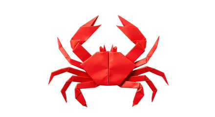 Isolated Origami Red Crab © Timo