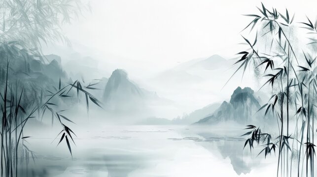 山水画 Images – Browse 1,906 Stock Photos, Vectors, and Video
