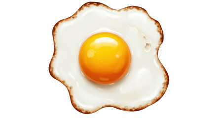 Isolated Fried Egg