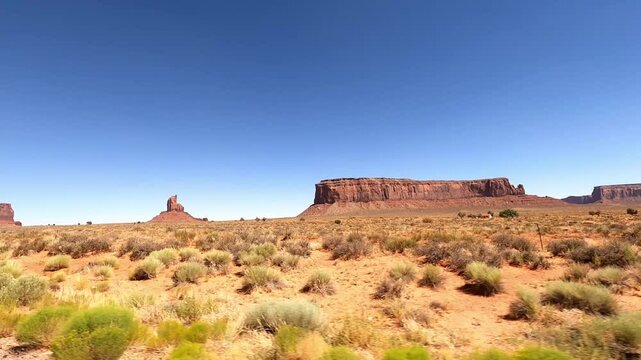 Utah Driving 0703 Monument Valley Forest Gump Point