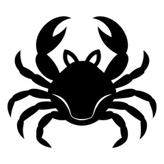 crab on white background