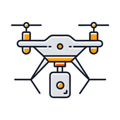 vector illustration of a man with a microphone