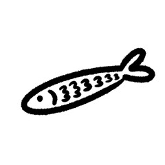 fish png cartoon cute line handwrite doodle art decorate element