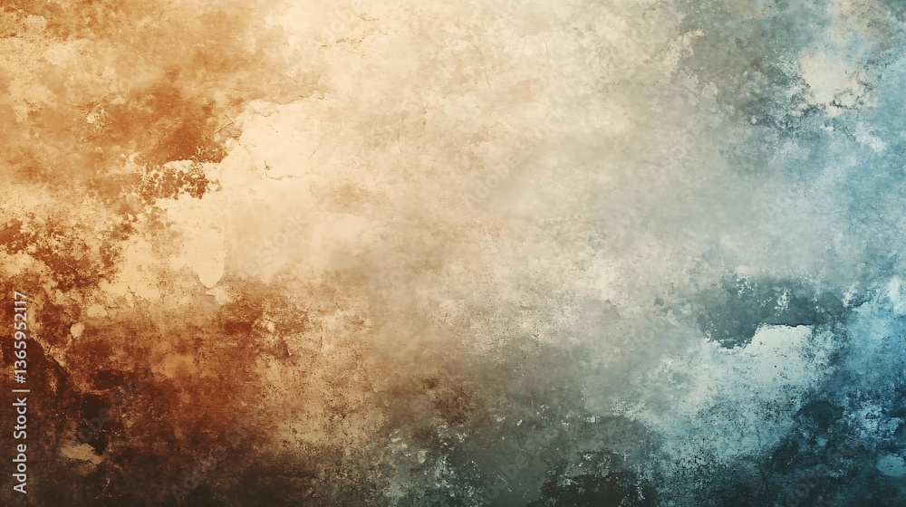 Aufkleber abstract grunge background showing a gradient from brown to blue