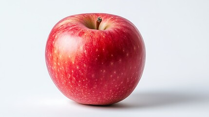 red apple isolated on white