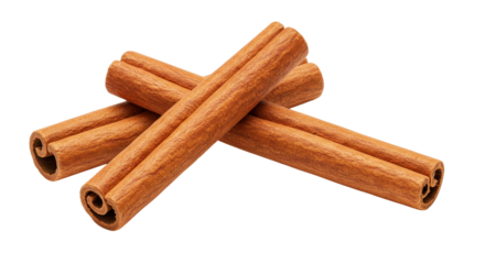Isolated Cinnamon Sticks